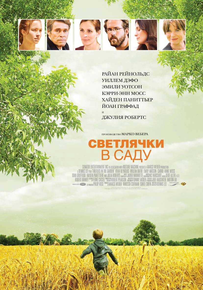 Светлячки в саду 2008 постер