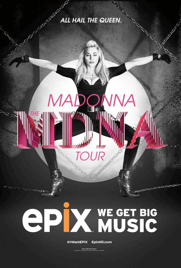 Мадонна: MDNA тур 2013 постер