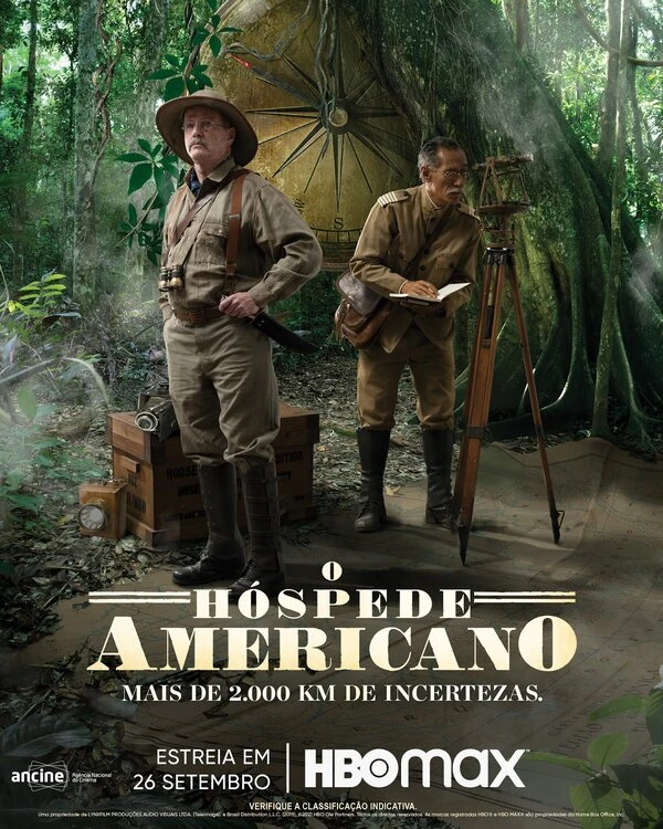 O Hóspede Americano постер