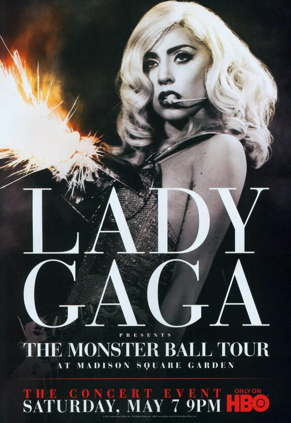 Lady Gaga Presents: The Monster Ball Tour at Madison Square Garden 2011 постер