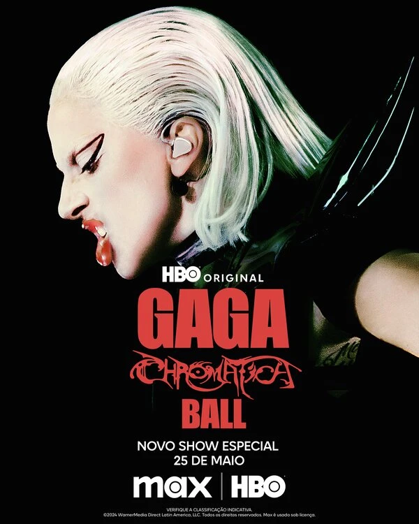 Gaga Chromatica Ball 2024 постер