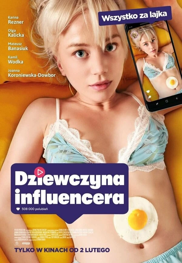 Dziewczyna influencera постер
