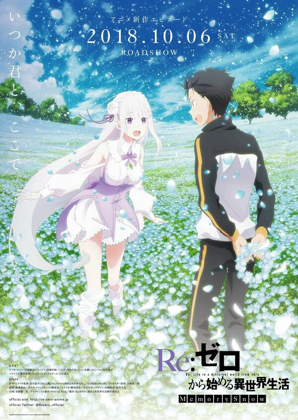Re:Zero. Жизнь с нуля в другом мире: Снежные воспоминания 2018 постер
