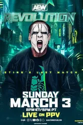 Постер All Elite Wrestling: Revolution 2024